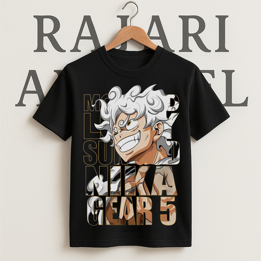 One Piece Black Tshirt