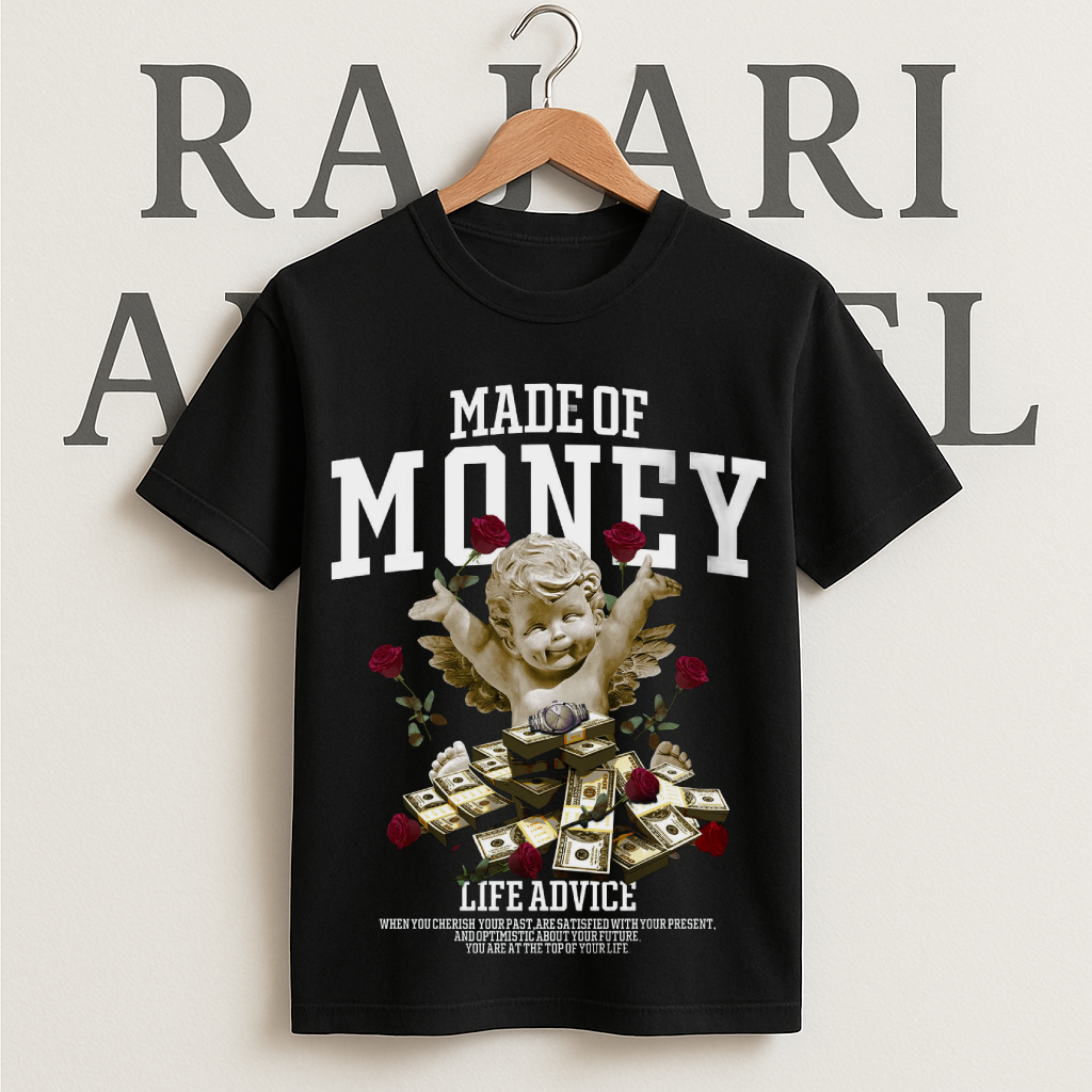 Made of Money Black Tshirt