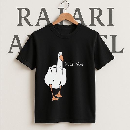 Duck You Black Tshirt